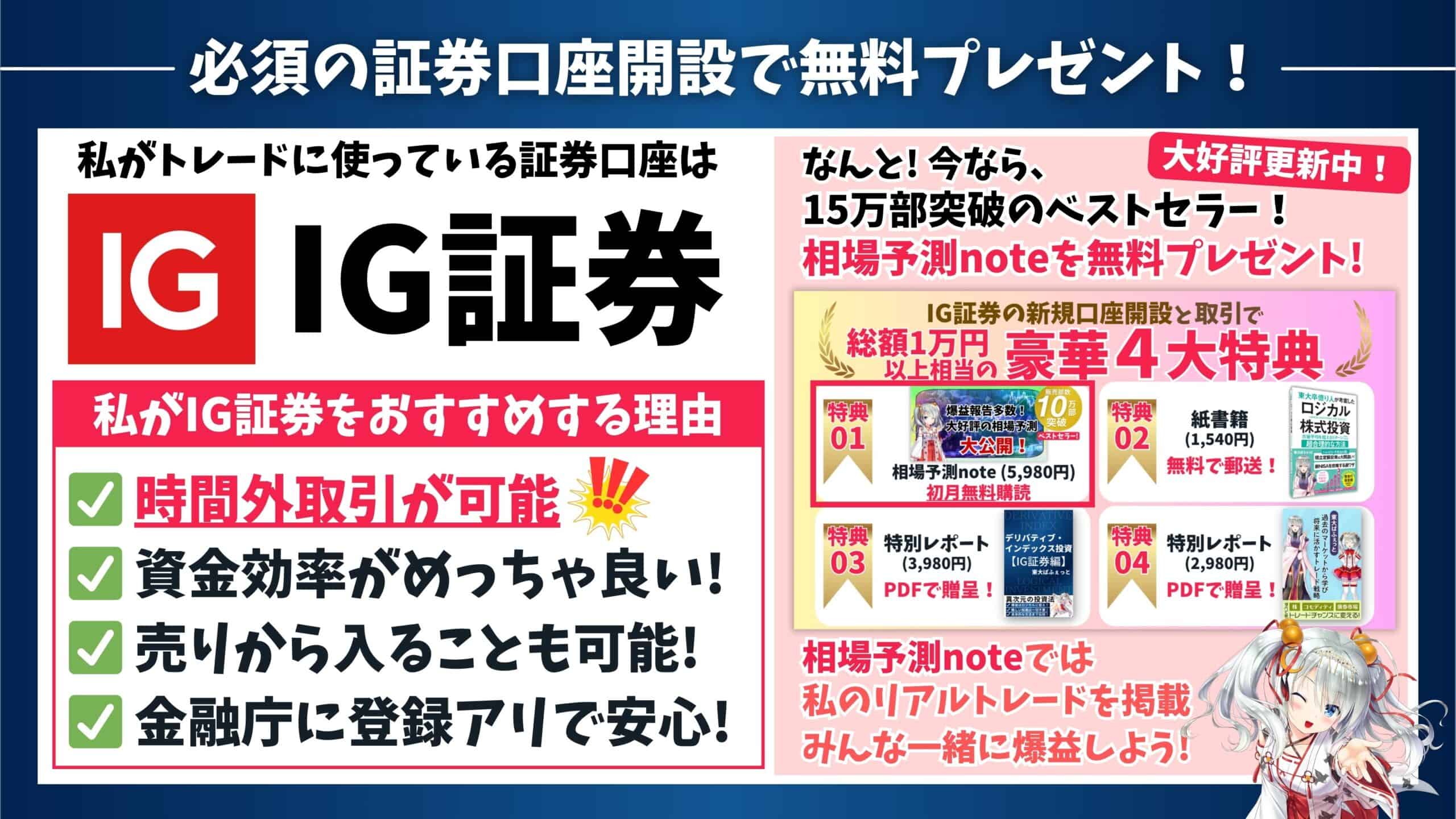 【無料お試しキャンペーン！】相場予測noteが無料！総額1万円以上相当！無料で豪華4点セットをプレゼント！今すぐ申し込もう！